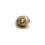 knoflík módní 206 - Velikost: 18 mm ouško, Barva: zlatá