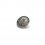bouton de mode 338 - Taille: 14 mm a queue, Couleur: argent antique