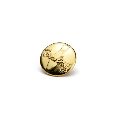 knoflík módní 337 - Velikost: 14 mm ouško, Barva: zlatá