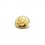 Modeknopf 206 - Größe: 18 mm Öse, Farbe: gold