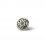 fashion button 075 - Size: 14 mm tunnel, Color: antique silver