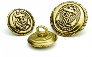Les boutons de mode - Couleur - argent antique