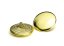 knoflík módní 210 - Velikost: 22 mm ouško, Barva: stříbrná-platina