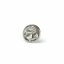 fashion button 104 - Size: 18 mm eyelet, Color: silver
