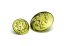 knoflík uniformní 018 - Velikost: 15 mm zápich, Barva: zlatá