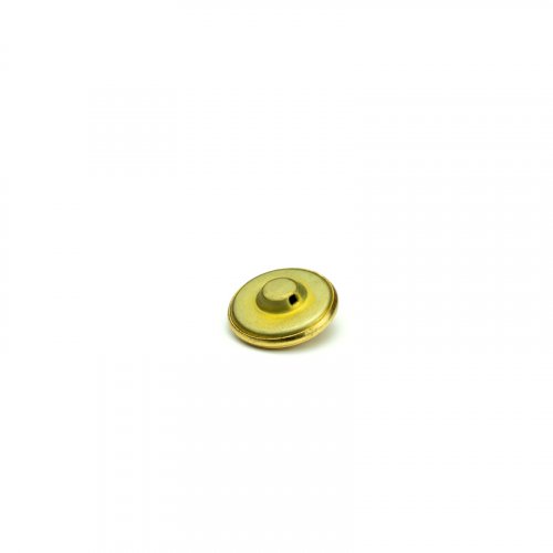fashion button 040 - Size: 18 mm tunnel, Color: gold