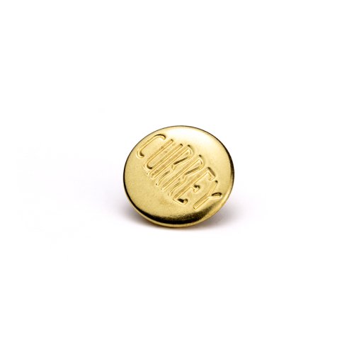 knoflík módní 335 - Velikost: 14 mm ouško, Barva: zlatá