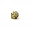 fashion button 040 - Size: 14 mm eyelet, Color: old gold