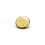 knoflík módní 335 - Velikost: 18 mm ouško, Barva: zlatá