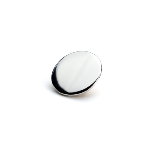 knoflík módní 208 - Velikost: 14 mm ouško, Barva: stříbrná
