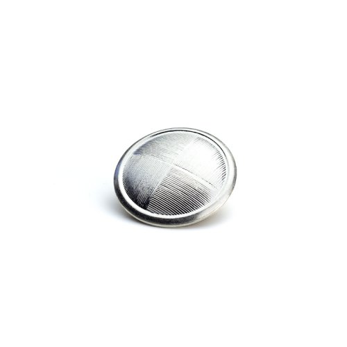 knoflík uniformní 002 - Velikost: 15 mm zápich, Barva: stříbrná