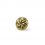 Modeknopf 197 - Größe: 14 mm Öse, Farbe: gold