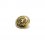 fashion button 206 - Size: 18 mm eyelet, Color: gold