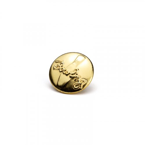 fashion button 337 - Size: 18 mm eyelet, Color: gold