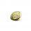 knoflík uniformní 010 - Velikost: 15 mm zápich, Barva: zlatá