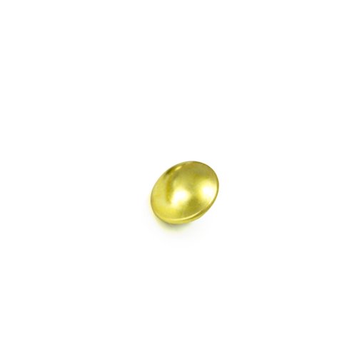 knoflík módní pecička - Velikost: 7 mm tunýlek, Barva: zlatá