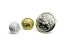 knoflík uniformní 202 - Velikost: 26 mm ouško, Barva: stříbrná-platina