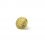 Modeknopf 075 - Größe: 18 mm Tunnelöse, Farbe: altgold